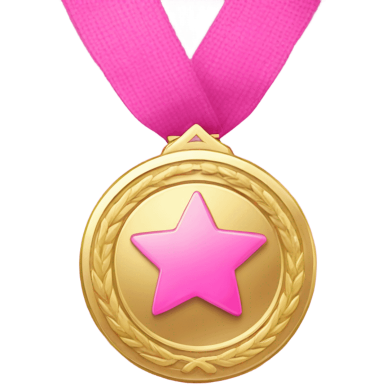 PINK AWARD MEDAL emoji