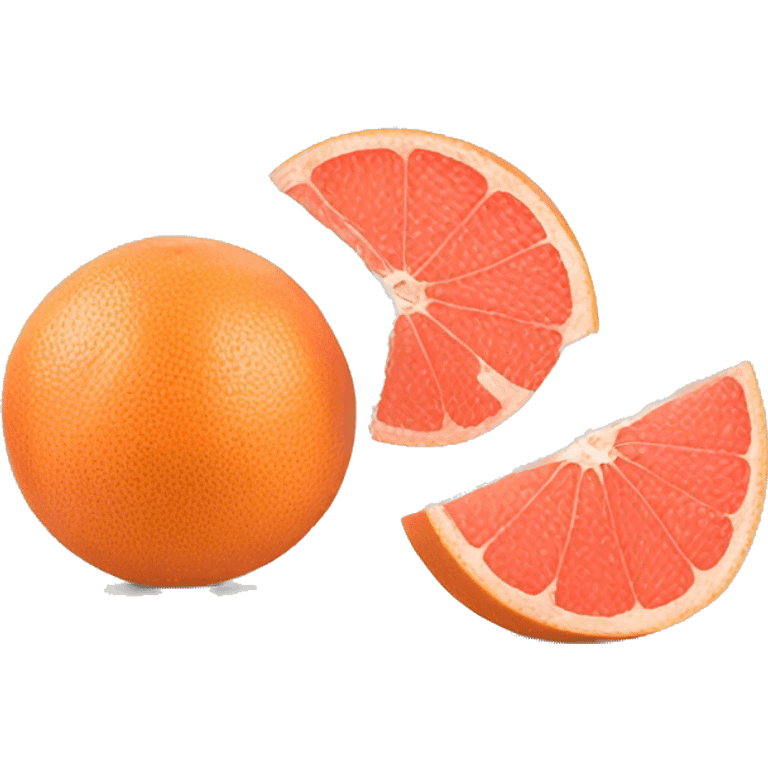 Two Grapefruit emoji