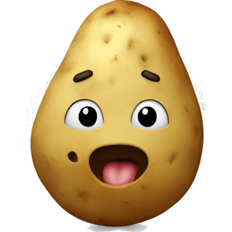 potato singing emoji