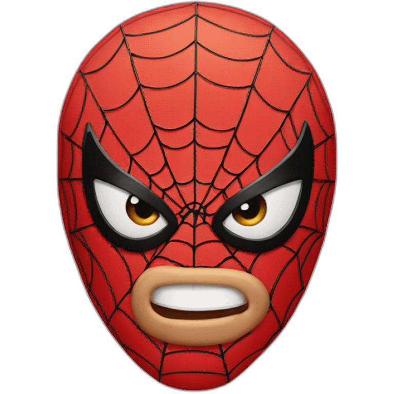 spider man face emoji