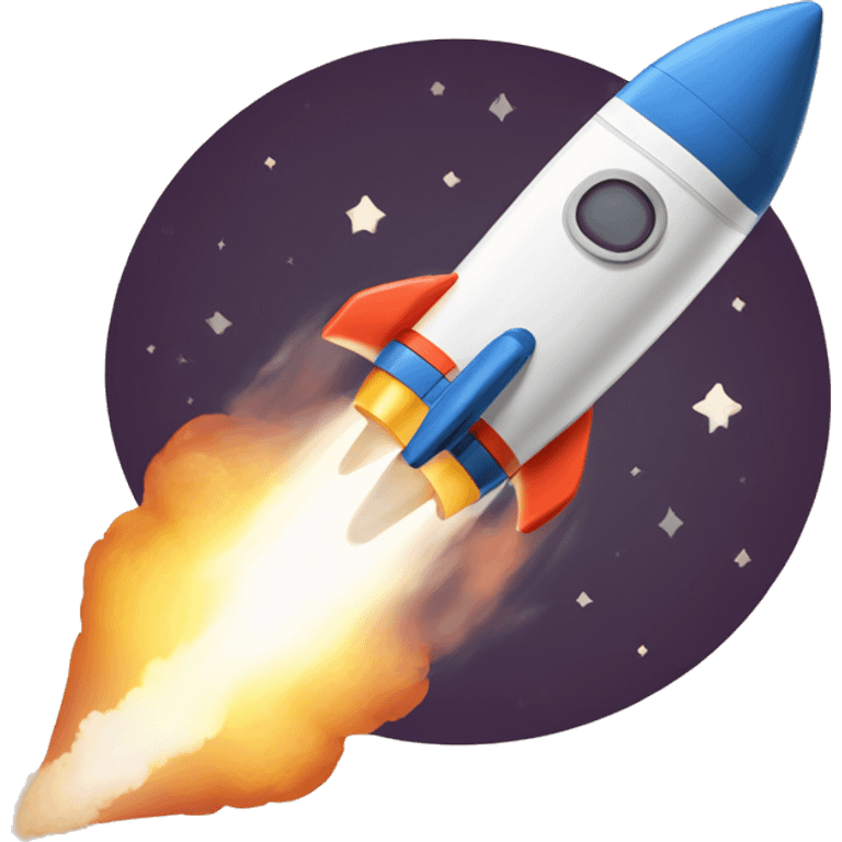 Rocket Emoji: A rocket launching with "Movelend to the Moon!" text, capturing the idea of rapid progress or success in the crypto world. emoji