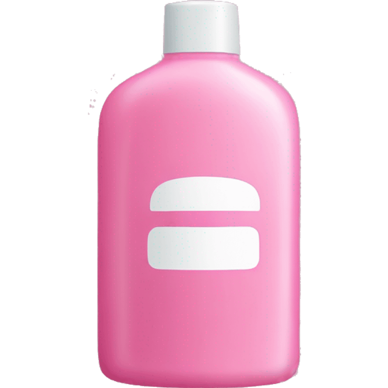 Pink shampoo bottle emoji