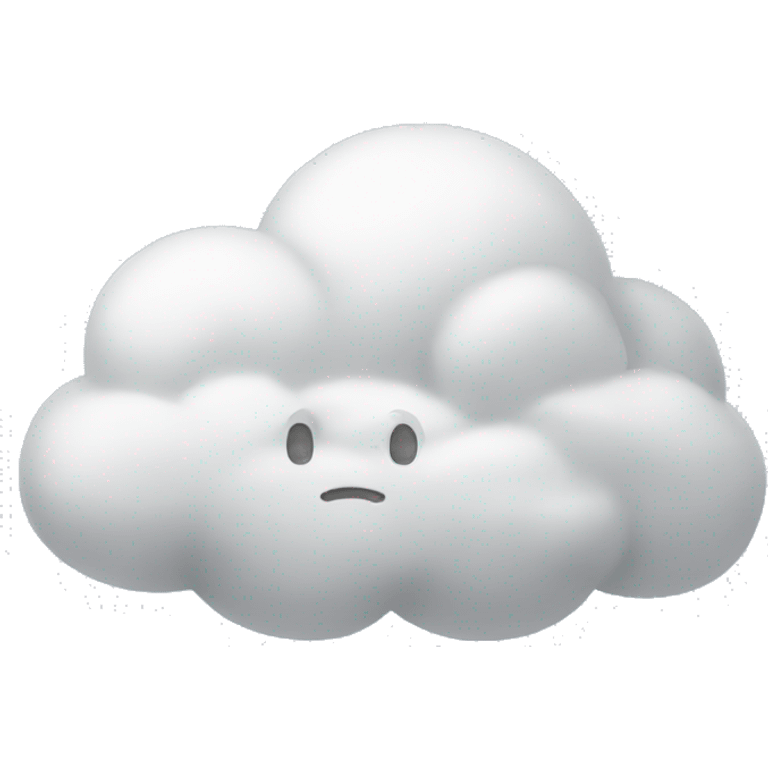 Big cosy and White cloud emoji