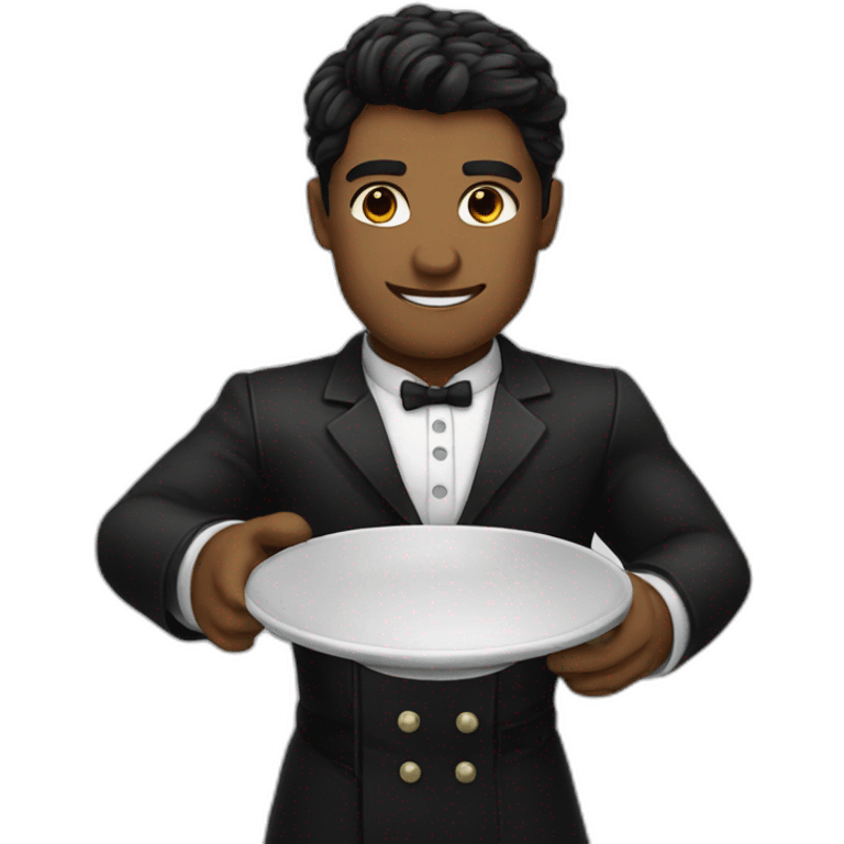 avenger characters as a waiter emoji