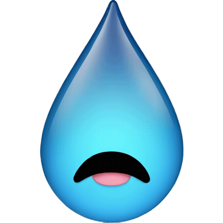 emoji with teardrop  emoji