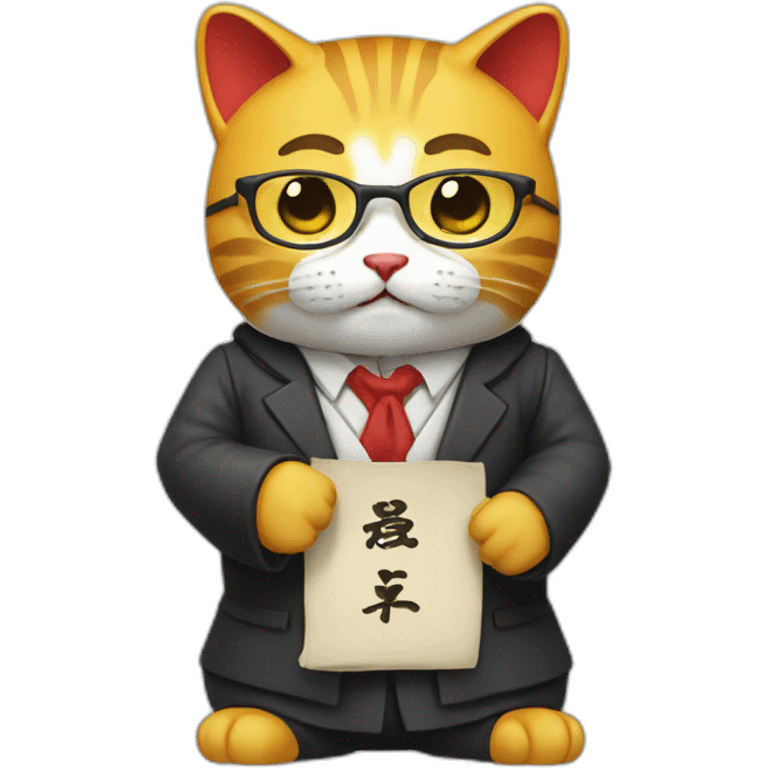 maneki neko professor emoji