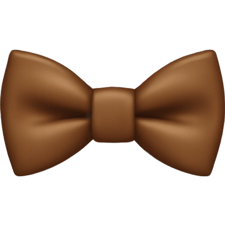 Brown bow tie emoji