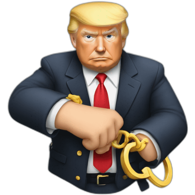 trump-in-handcuffs emoji