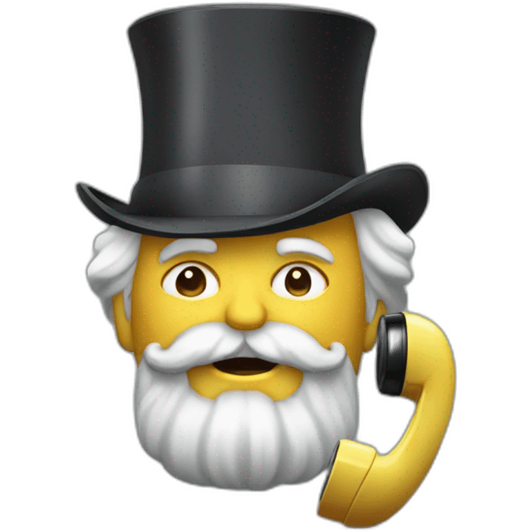 karl marx shouts into the phone emoji