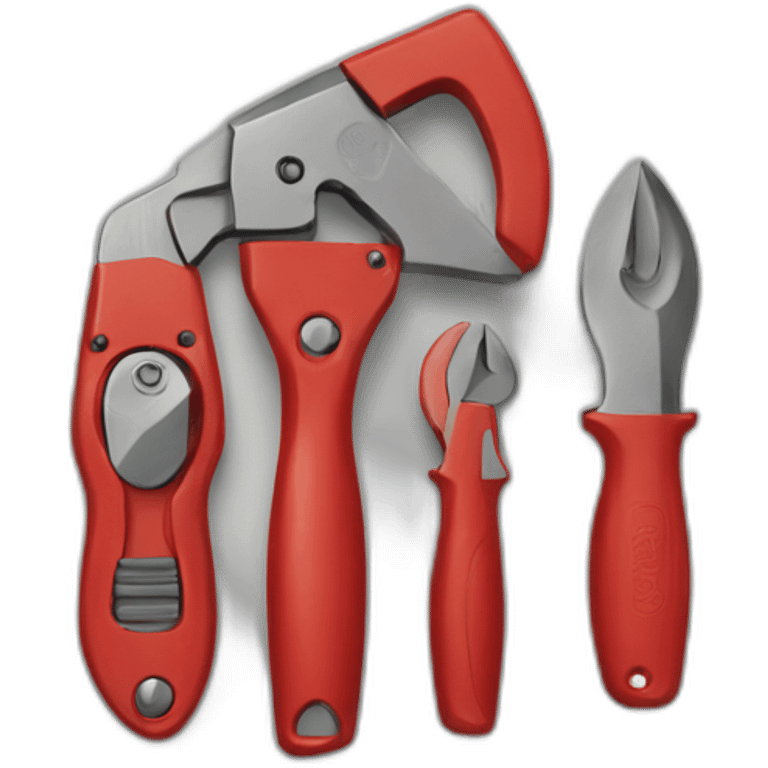 red mechanical toolset emoji