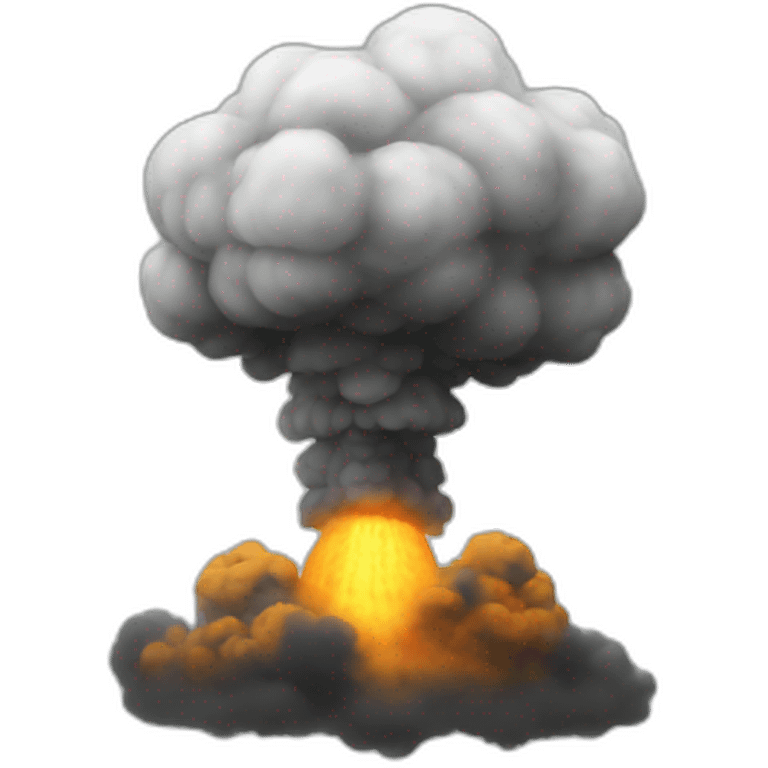 nuke with smoke emoji