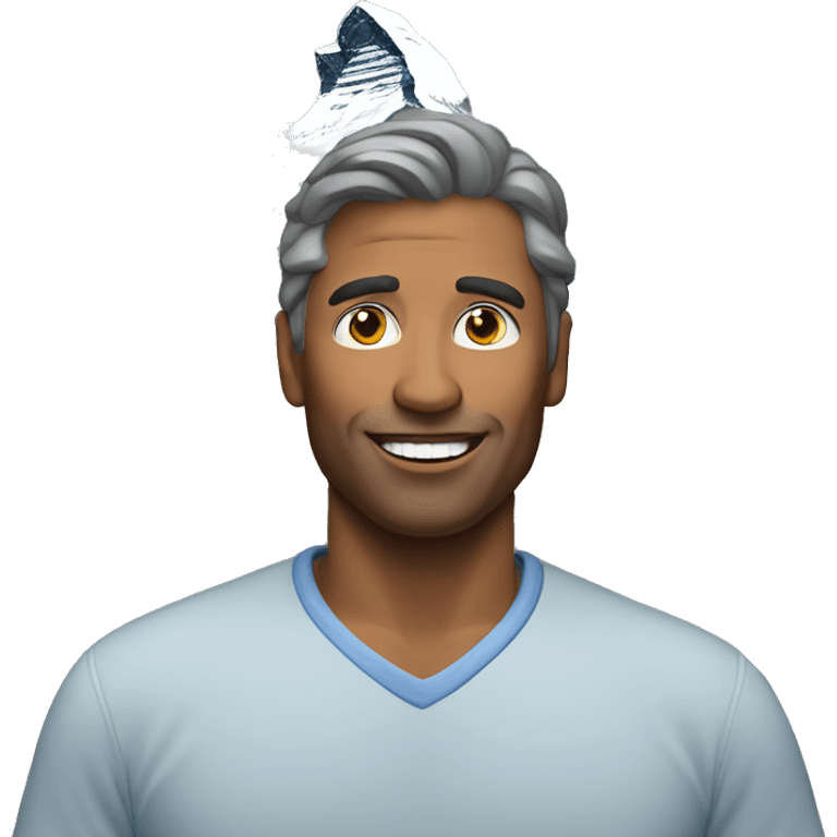 man with matterhorn mountain emoji