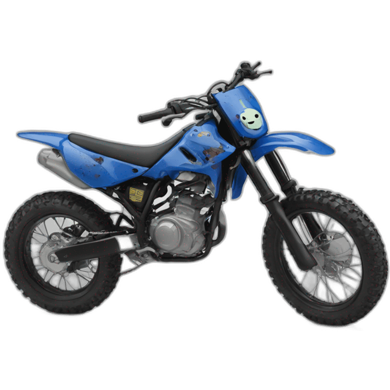 zombie sur un cross yz emoji