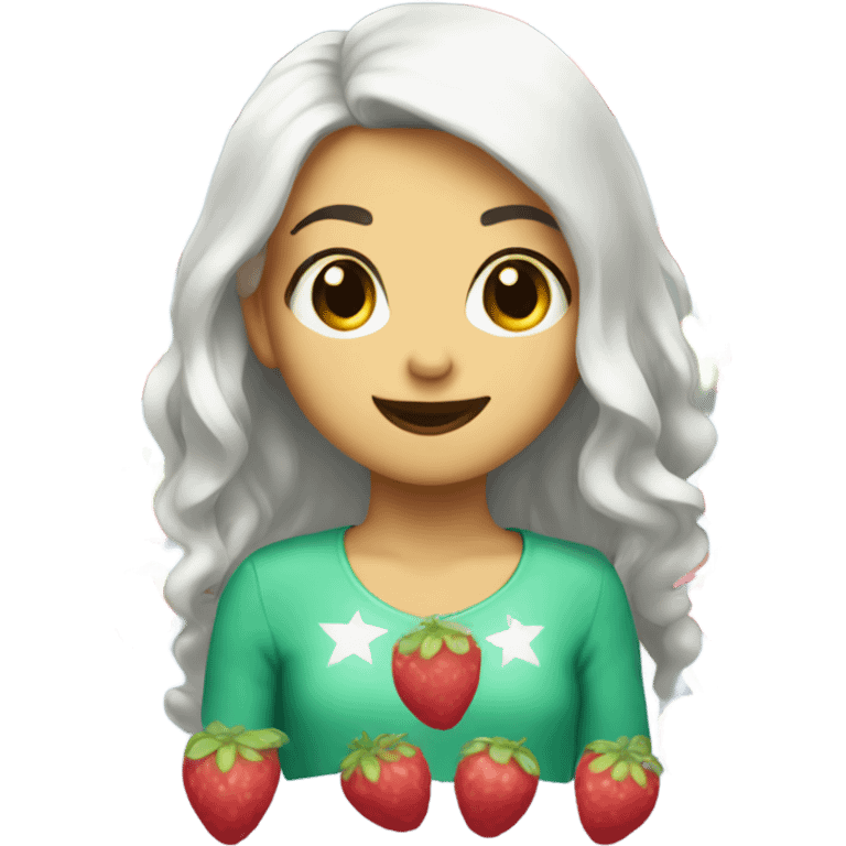 Star berry girl  emoji