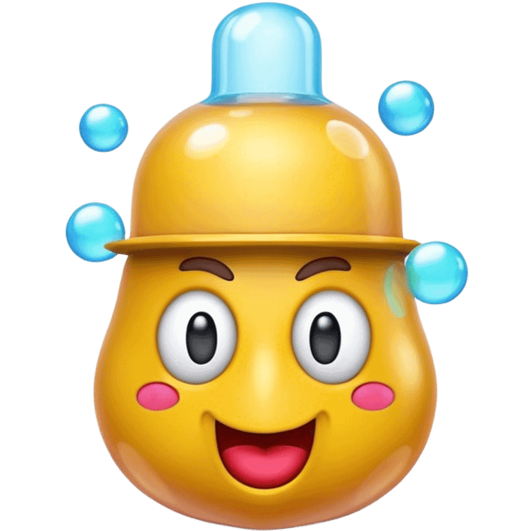 Cinematic Realistic Bubble O'Bill Pop Culture Emoji, featuring a quirky, playful portrayal of an iconic Aussie character rendered with vibrant textures and fun dynamic lighting. emoji