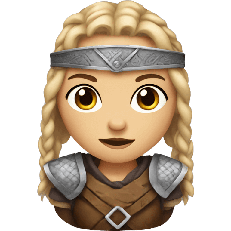 Gilr Vikings emoji