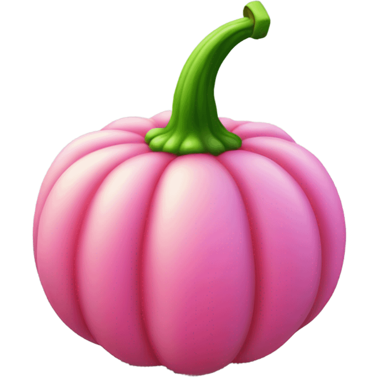 Pink pumpkin emoji