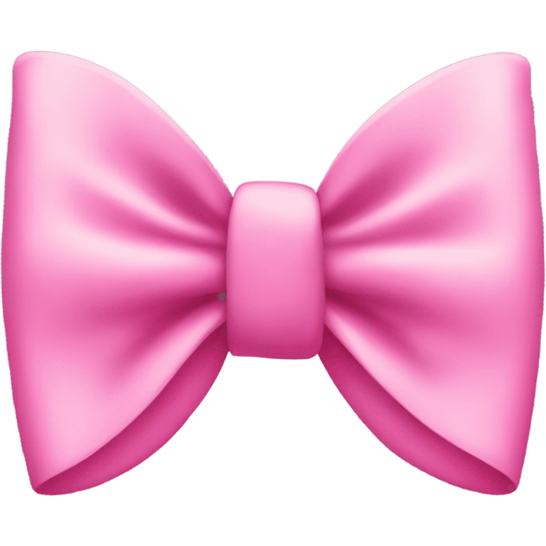 A pink bow emoji