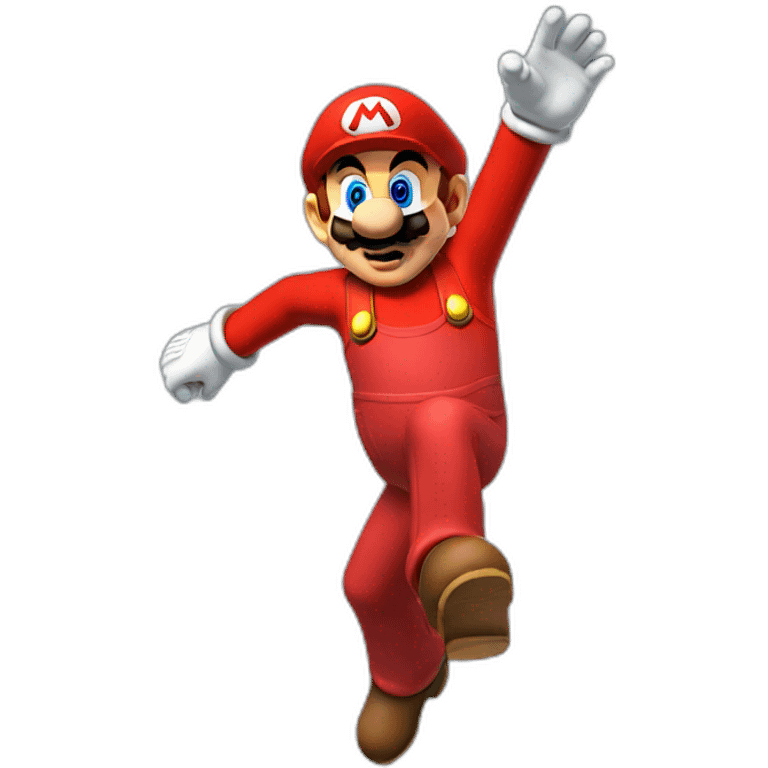 Mario jump emoji