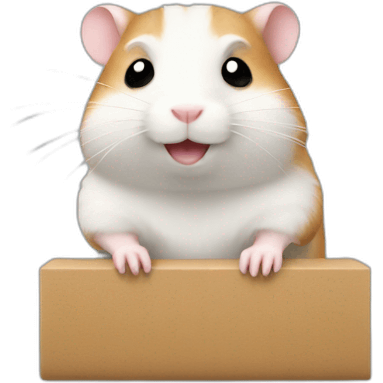 hamster work emoji