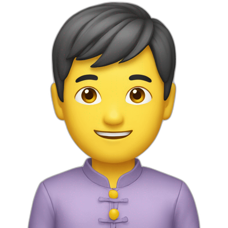 Chinois jaune emoji