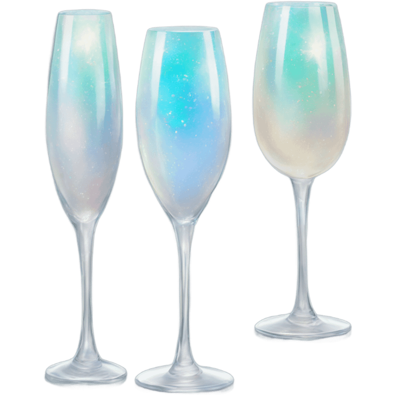 opal crystal gemstone champagne glass  emoji