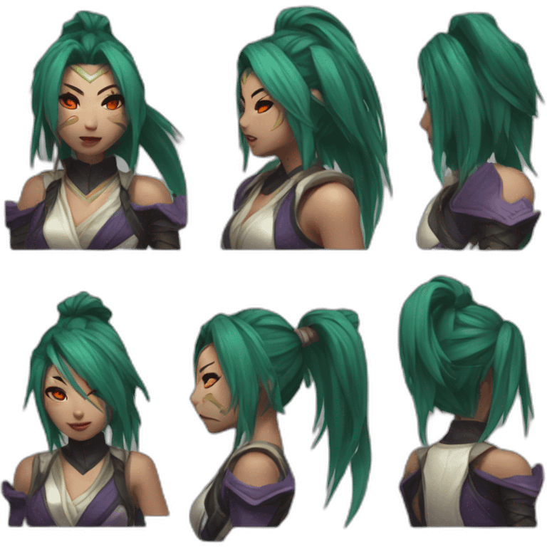 League of Legends Akali emoji