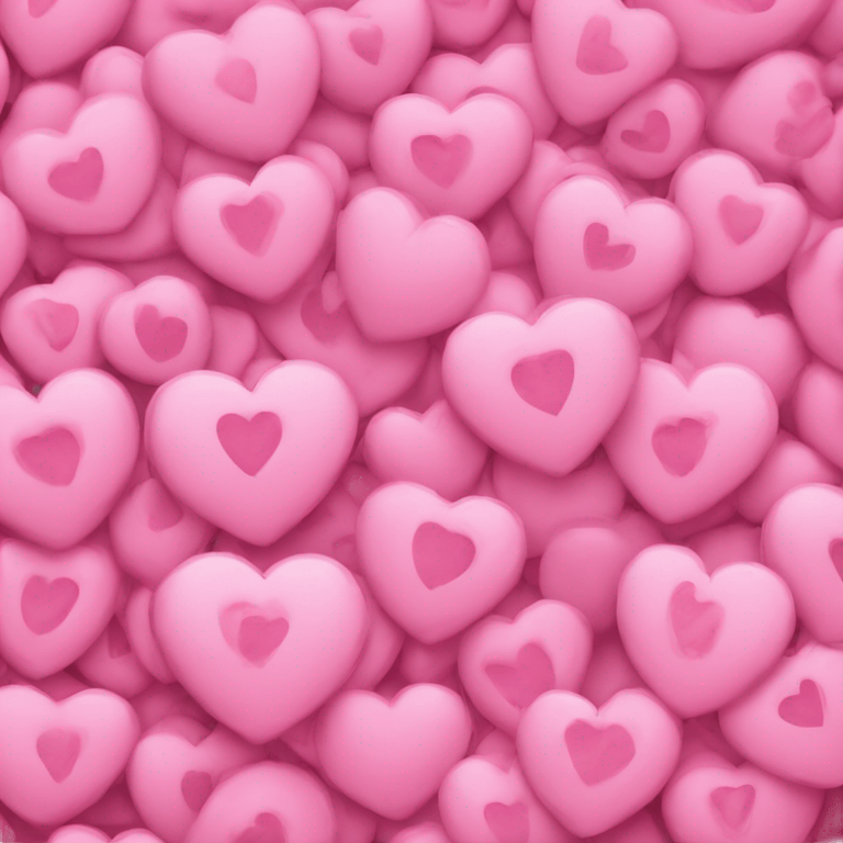 Pink hearts emoji