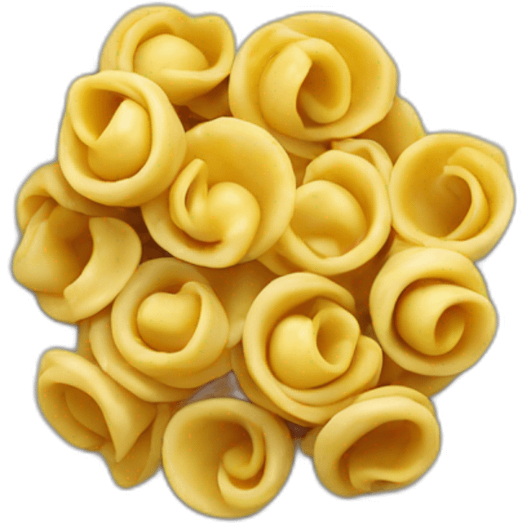 Plate with Tortellini emoji