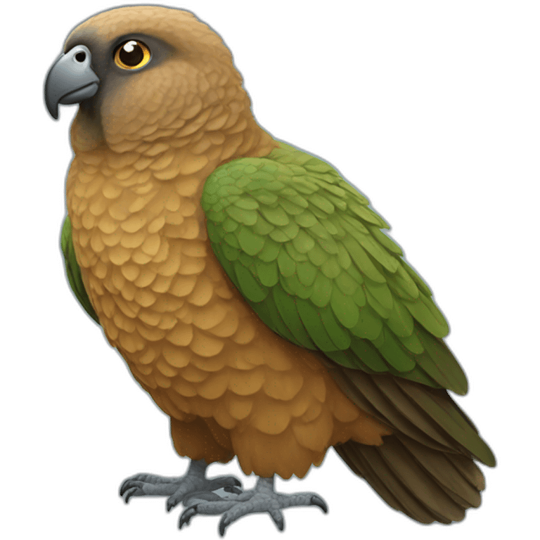 kea new zealand bird emoji