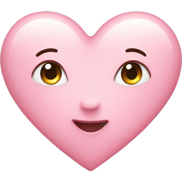 Light pink heart emoji