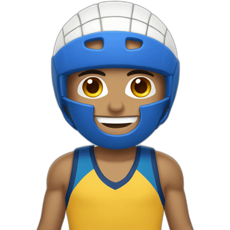 Beach volleyball man player emoji