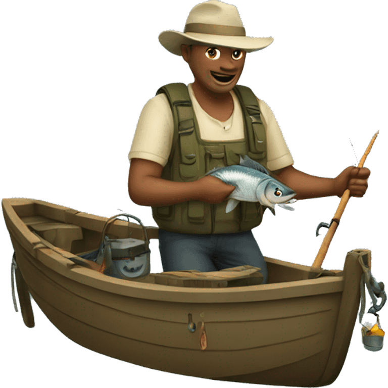 Fishing emoji