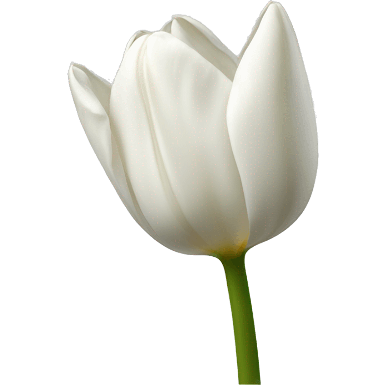 White tulip  emoji