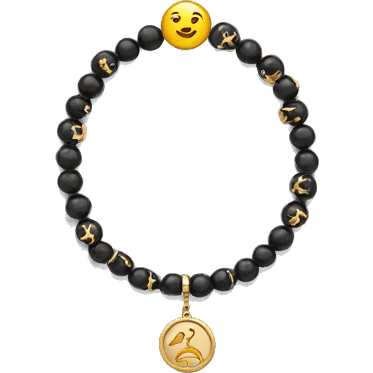 Bracelet with zodiac sign emoji