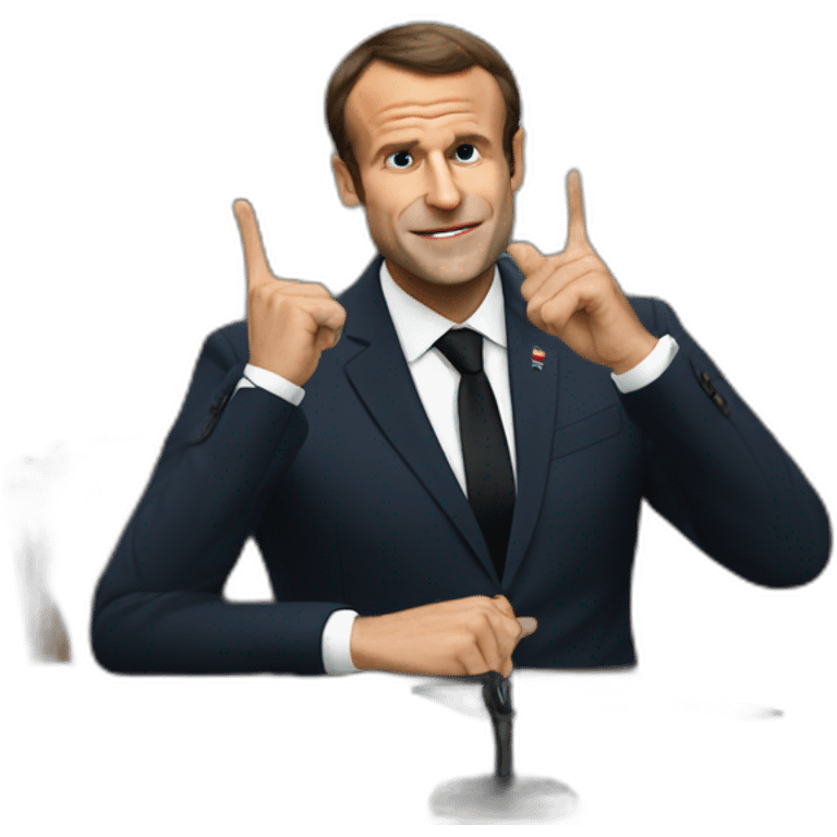 macron qui dab emoji