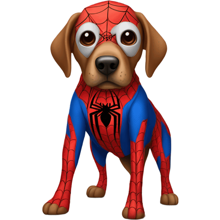 DOG in full SPIDER MAN emoji