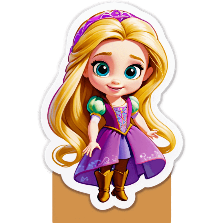 Baby rapunzel emoji