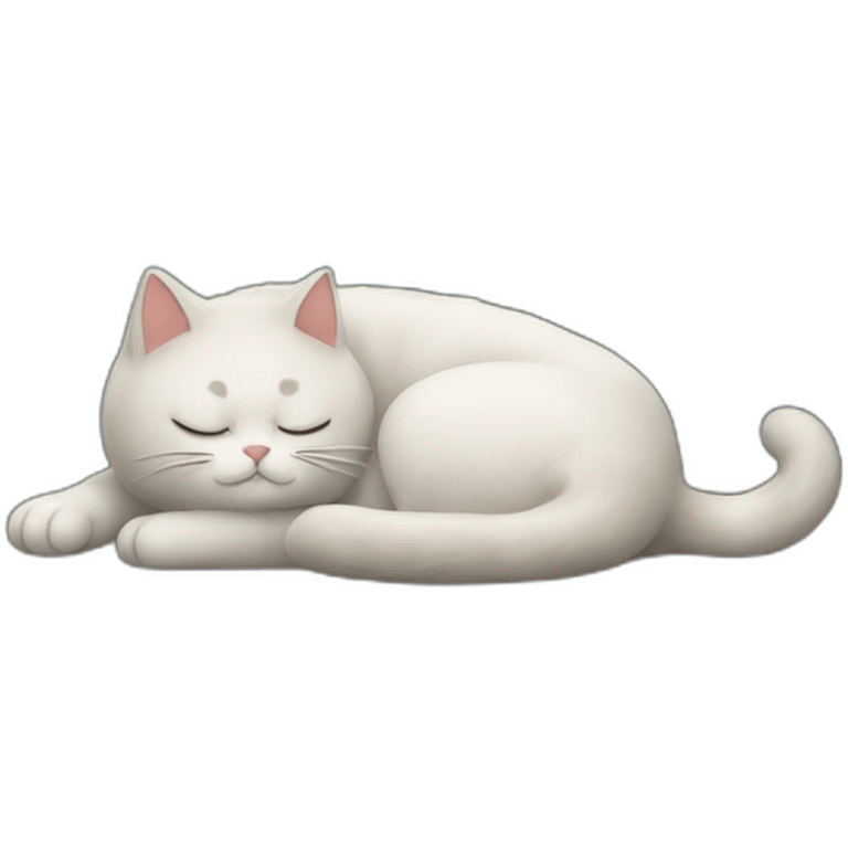 cat sleeping by the window emoji