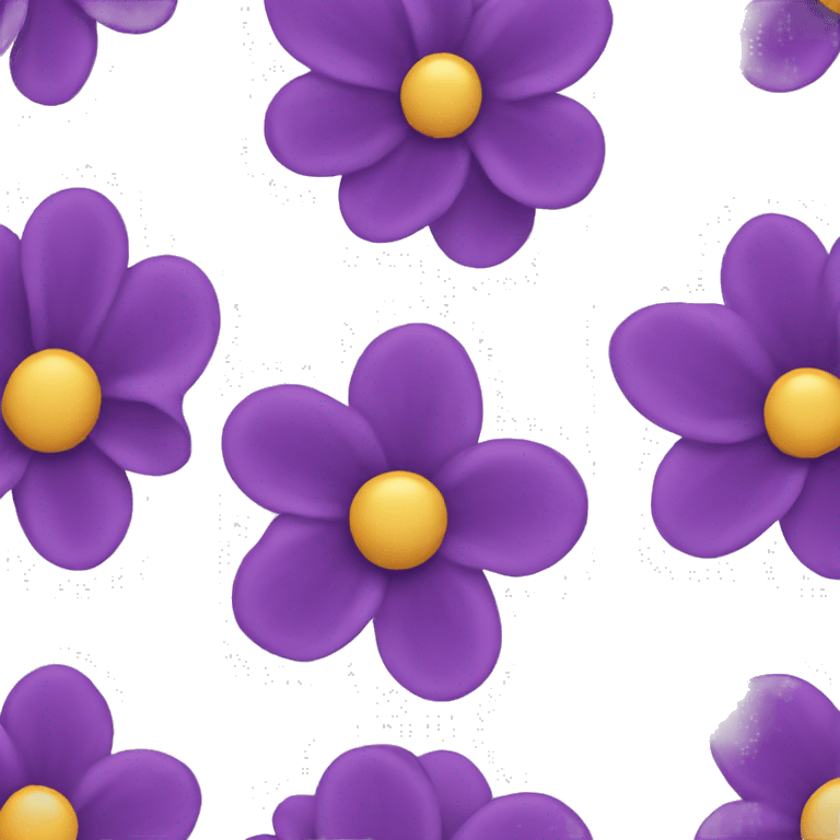 Purple flower emoji