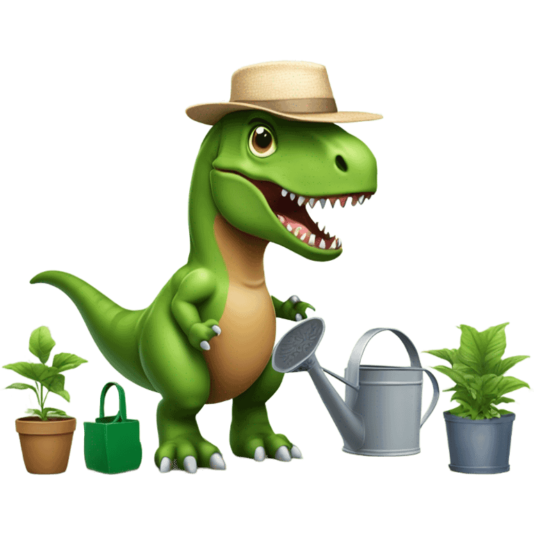 trex gardener  emoji