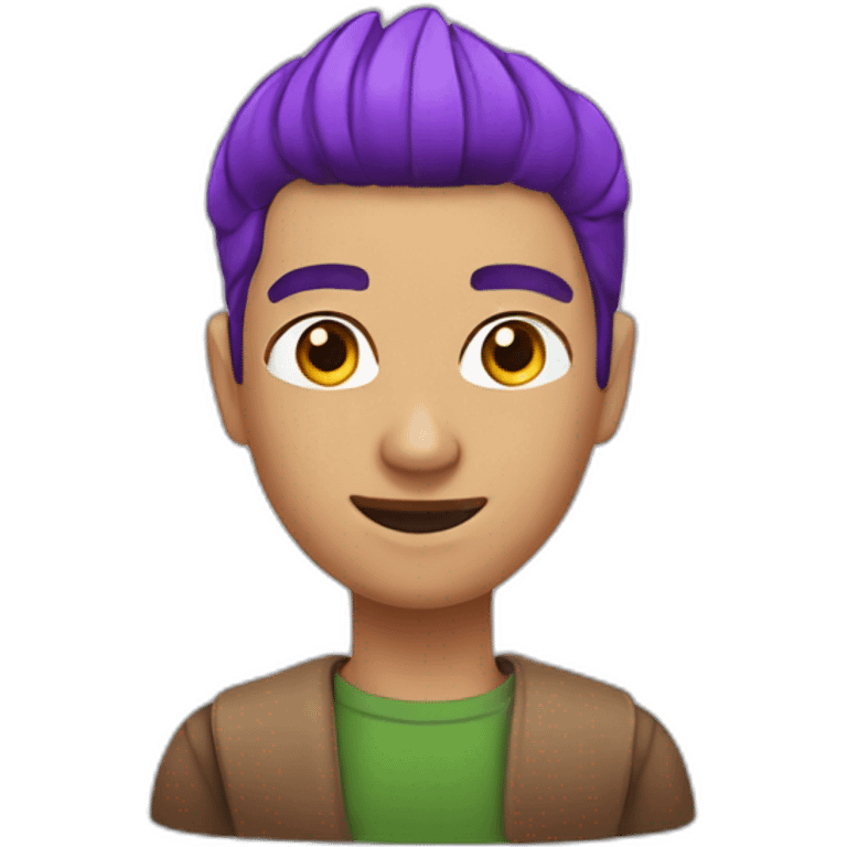 Tulipán morado emoji