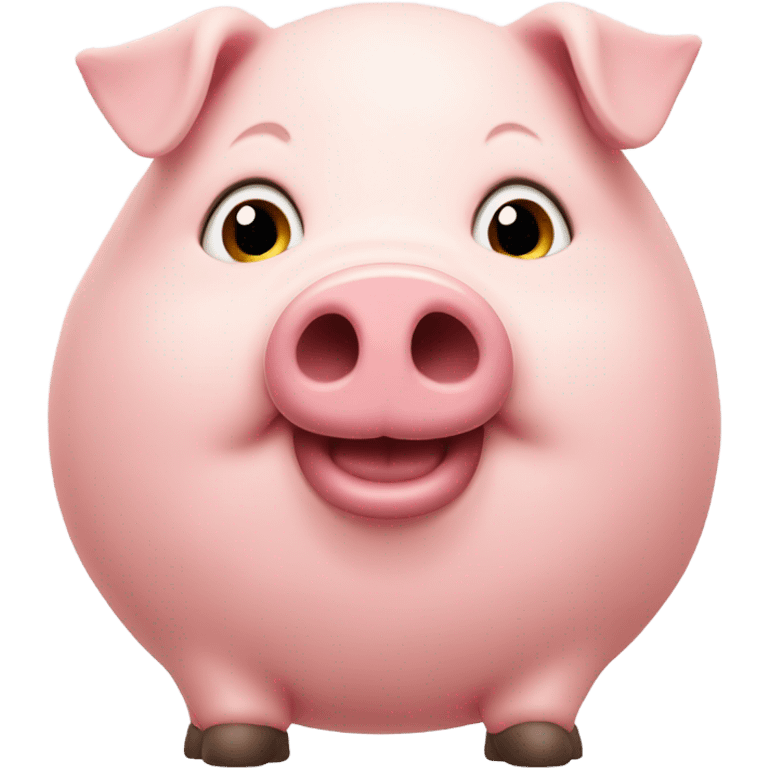 Fat pig from The Oats Memes emoji