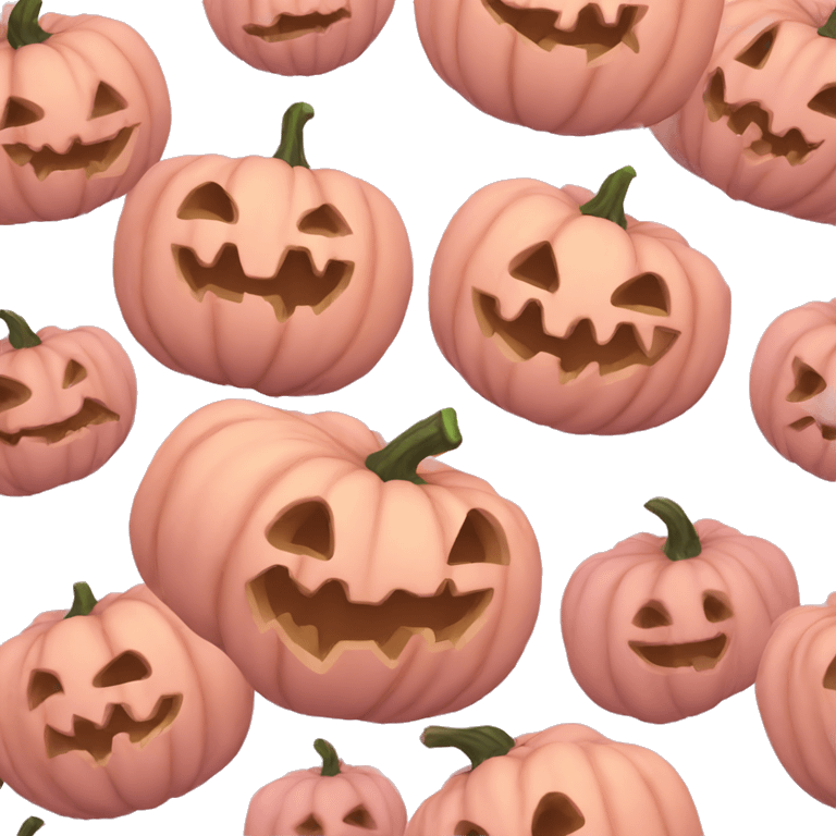 Light pink Pumpkin  emoji