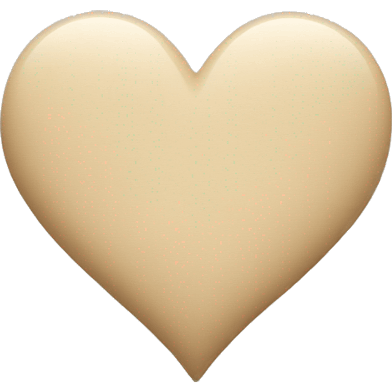 Beige Heart  emoji