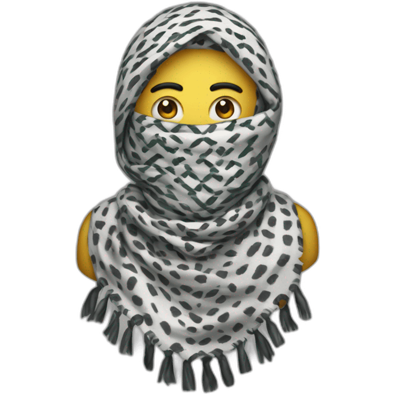 keffiyeh palestine emoji