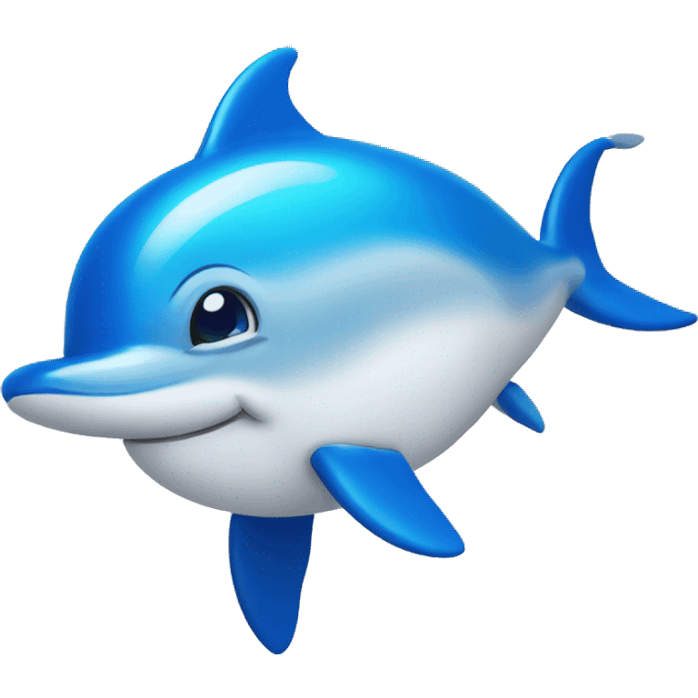 Blue dolphjn emoji