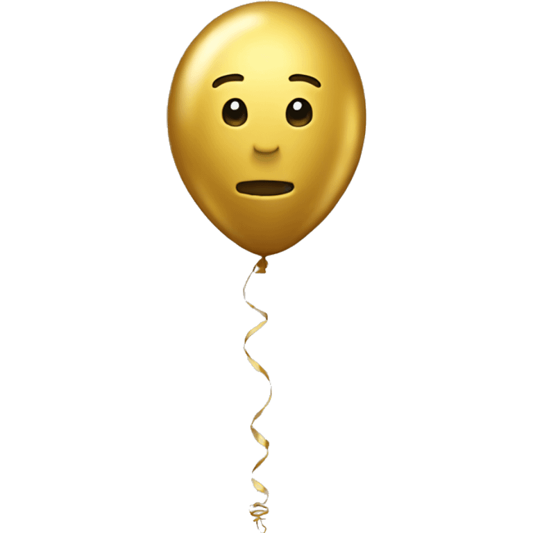 Balloon 2025 golden  emoji