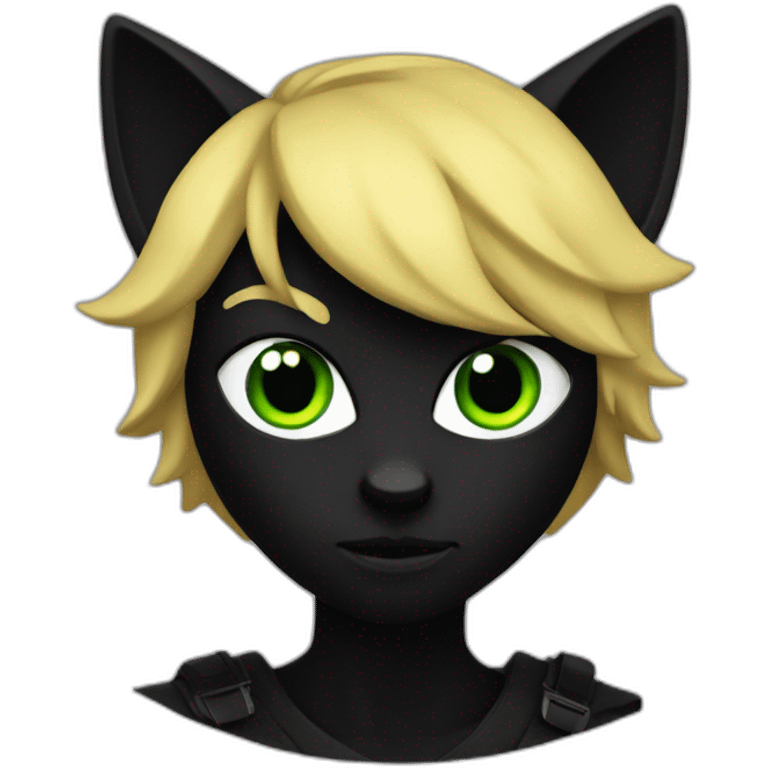 Cat noir emoji