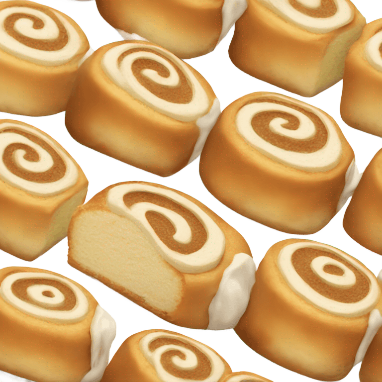 vanilla roll cake emoji